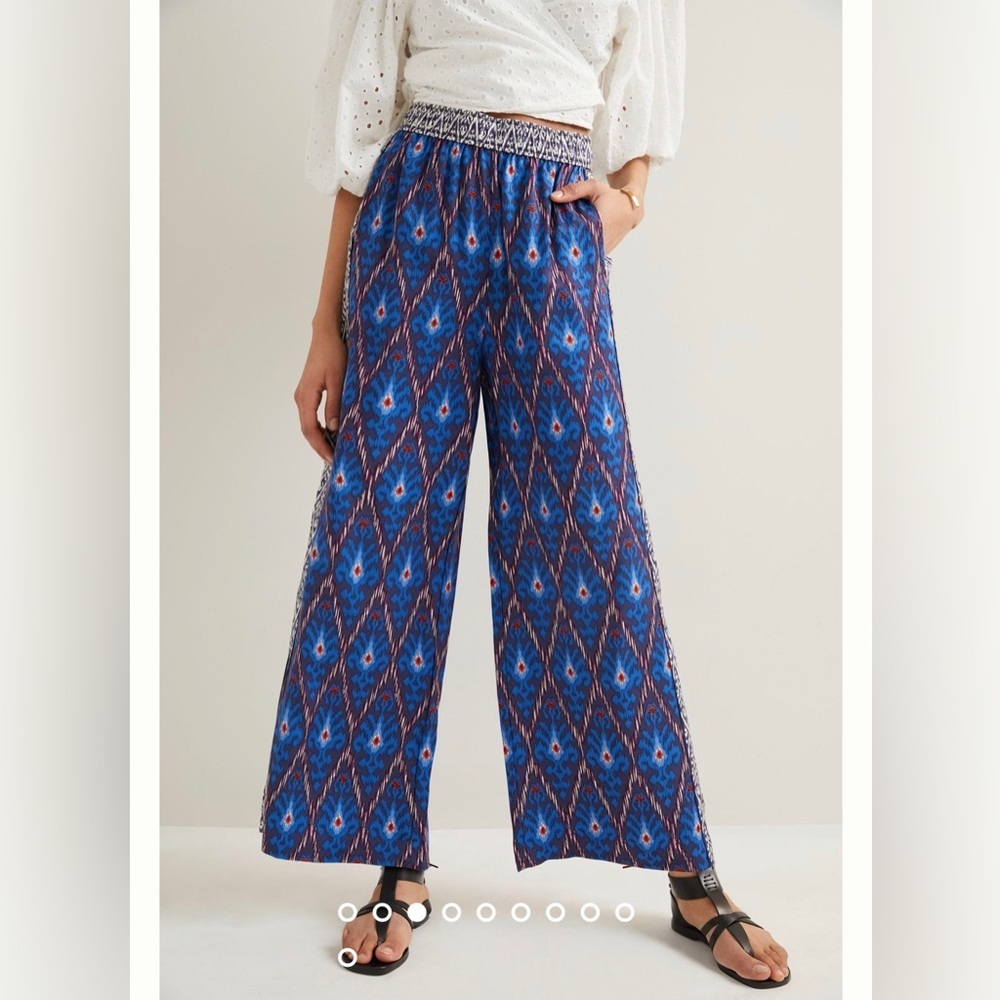 Anthropologie Vale Wide-Leg Flowy Pants Size XS
